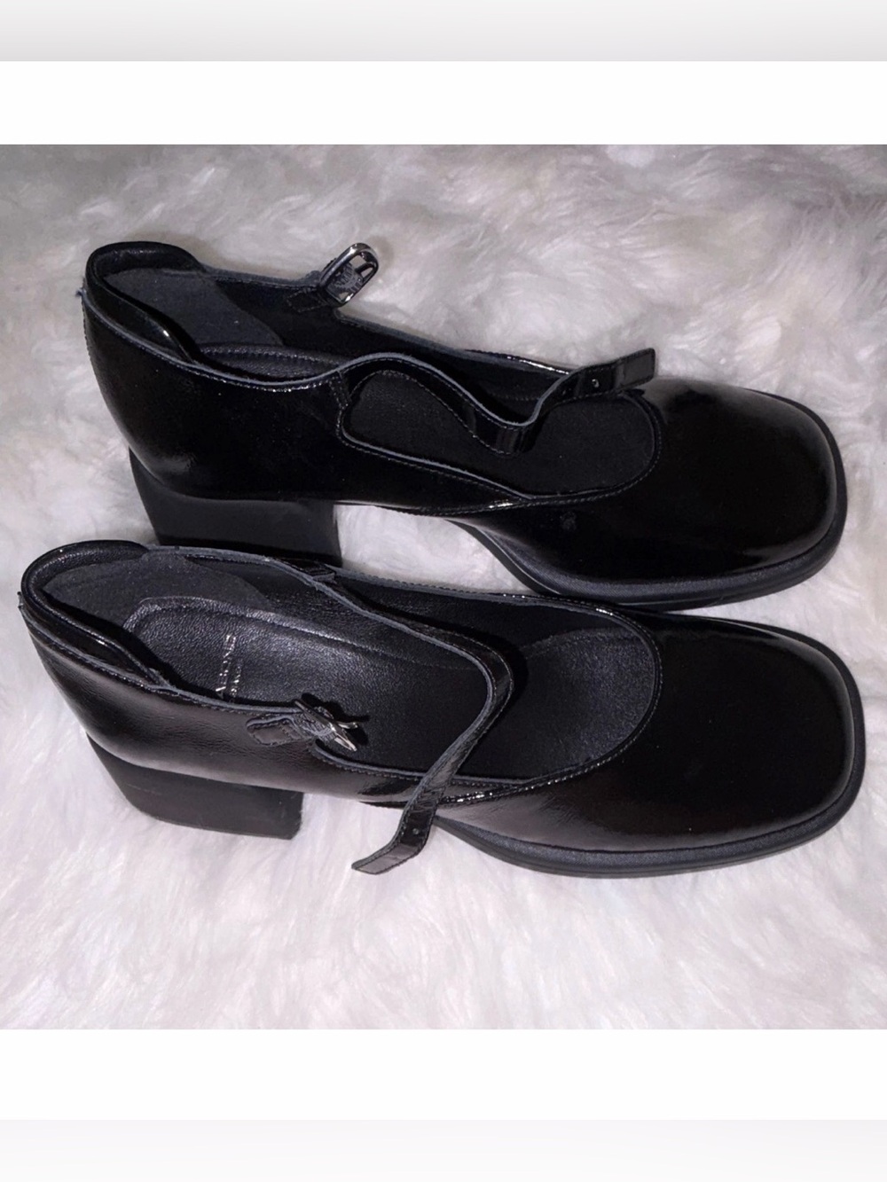 Vagabond Black Patent Mary Jane Black women’s Heels Leather EU40 US9 NWT
